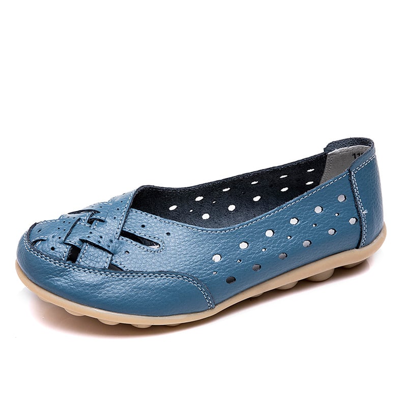 Leren Loafers met Gel Zool