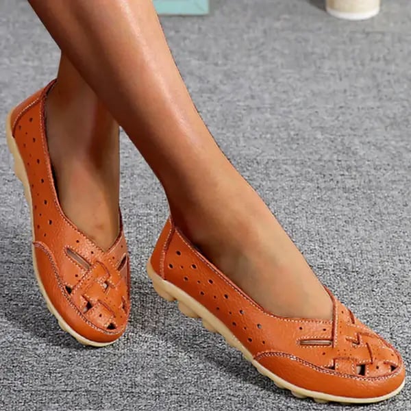 Leren Loafers met Gel Zool