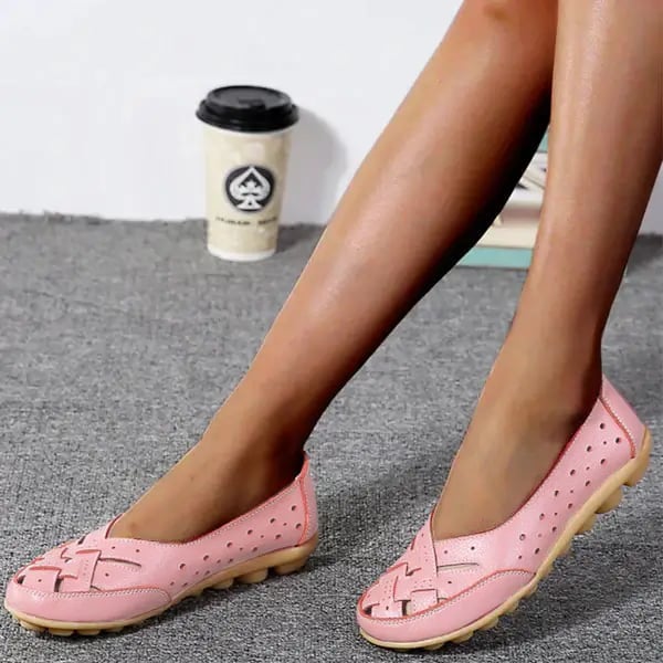 Leren Loafers met Gel Zool